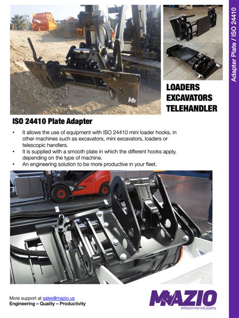 iso 24410 skid steer side|24410 attachment mounting frame.